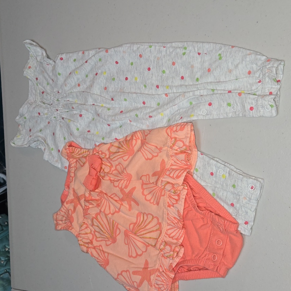 Baby Gap & carter's 0-3 month Summer ☀️ outfits